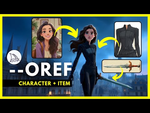 How to Combine Characters & Objects with Midjourney OREF | Omni-Reference Guide & V7 Tips