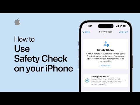 How to use Safety Check on your iPhone | Apple Support