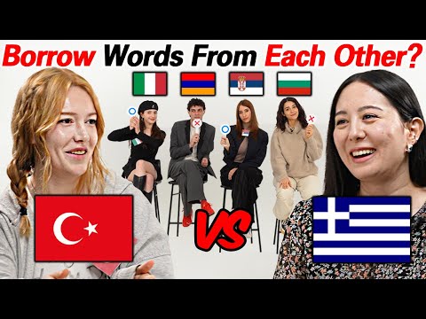 Turkish vs Greek l Did They Borrow Words From Each Other?  How Similar Are They?