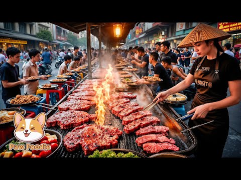 Wonderful! Best Selling Street Food in Asia | 500 Servings Sold Per Day | Paw Foodie