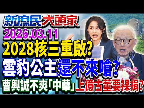歐認降低核電「嚴重錯誤」 綠非核轉向苦果百姓吞?《新庶民大頭家》完整版 20260311 #董智森 #侯漢廷 #馬文君 #李易修 @chinatvnews