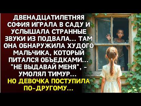 "Папа, этот мальчик живёт в нашем подвале..." Дочь миллионера нашла беглеца... Но когда мальчик...