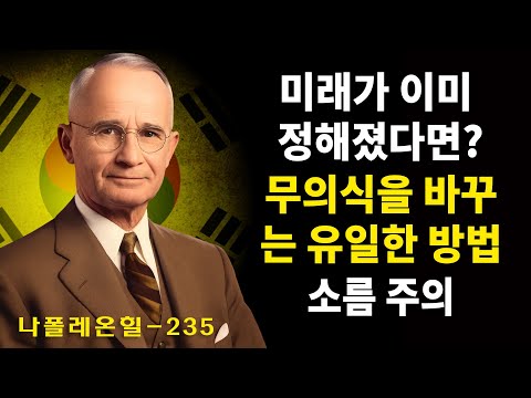 숨만 쉬어도 돈이 들어오는 '부자 뇌' 만드는 법. 나폴레온 힐이 밝힌 잠재의식 해킹 (따라 하기만 하세요) | 나폴레온 힐 동기부여