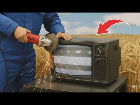 Throwing away old TVs is a mistake! Collect them and turn them into cash.