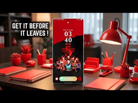 GET THIS Theme for your GALAXY Phone Before it leaves ! Stranger Things Season 5 Theme