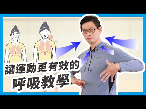 運動時怎麼呼吸？用力時該吸氣還是吐氣？【讓運動更有效的呼吸教學】