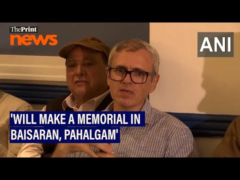 'We will make a memorial in Baisaran, Pahalgam in the memory of those 26 people': Omar Abdullah
