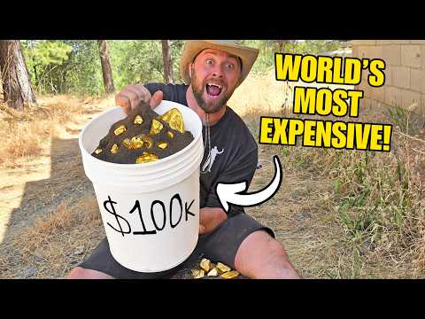 How Much GOLD In a $100,000 Bucket of Paydirt?