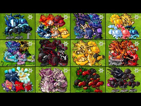 PVZ 1 Fusion 3.1 Challenge!! Team Family 300 Plants Fusion VS Obsidian Gargantuar - Who Will Win?