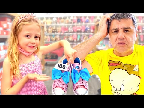 Nastya bermain dengan mainan makeup dan perhiasan | Kompilasi video untuk anak-anak