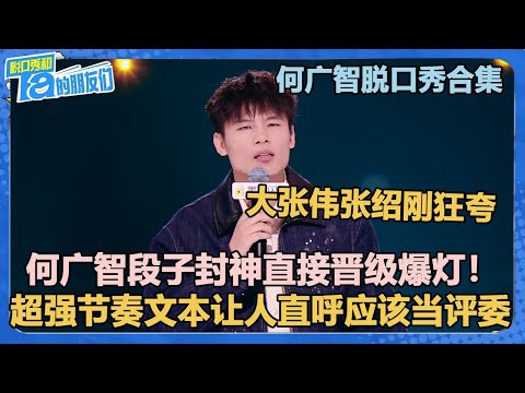 【何广智脱口秀合集】致命笑梗！嗨到飙泪！韧带断了段子炸了！【脱口秀和Ta的朋友们 第2季】
