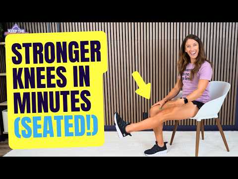 5 Easy Chair Exercises for Stronger Knees!