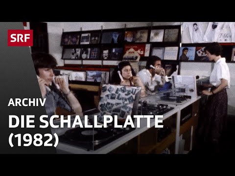Die Schallplatte (1982) | Von der Plattenfirma in den Laden | Musikszene Schweiz | SRF Archiv