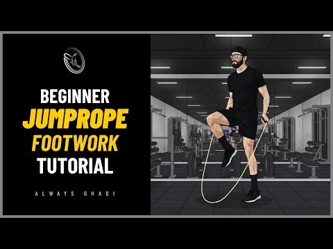 Beginner Jumprope Footwork Tutorial - (Step by step guide to level Up)