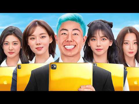 I Surprised aespa With a Custom iPad Mural!