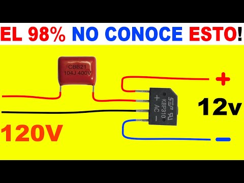 DILE ADIOS A LAS FUENTES CON TRANSFORMADOR, CONECTA DIRECTO A 120V