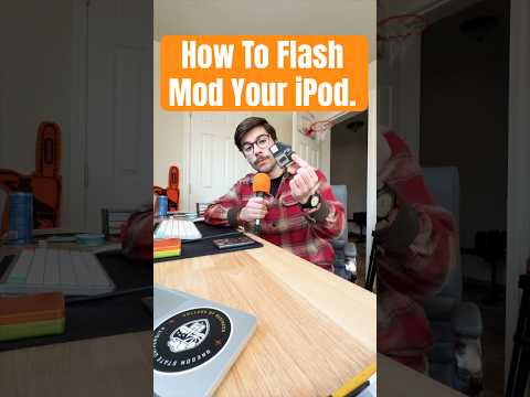 Here’s how you can flash mod your iPod Classic! #ipod #apple #retrotech #ipodclassic #musicplayer