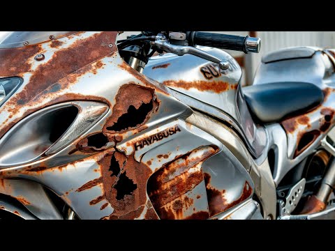 Suzuki Hayabusa Motorcycle Full Restoration | Restored Suzuki Hayabusa Sport Motorcycle