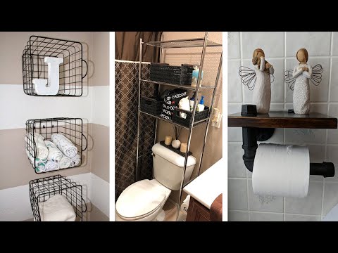 22 Super Creative Small Bathroom Storage Ideas