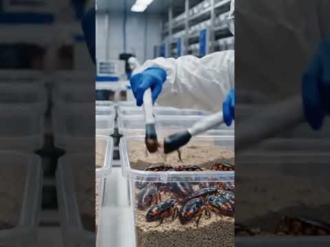 Inside the cockroach milk factory