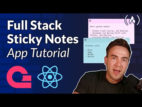 Fullstack Drag & Drop Notes App with React