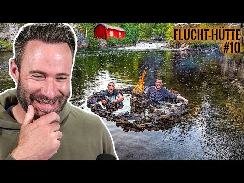 Wie kommt er auf DIESE IDEEN? Fluss-Jacuzzi an Survival Mattins Fluchthütte | Otto reagiert