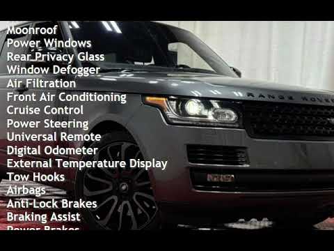 2016 Land Rover Range Rover Supercharged for sale in Laurel, MD