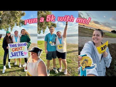 sooooo I actually ran a 5k! (race day vlog)
