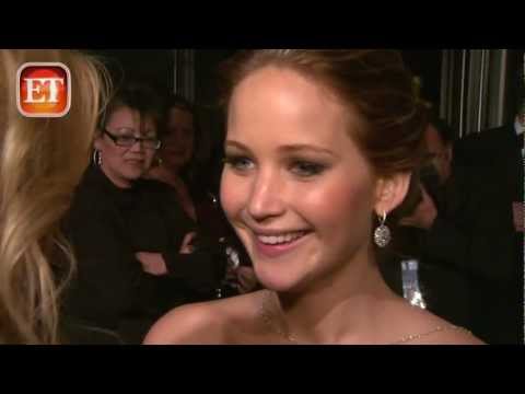 J-Law Swarmed by Family after Oscar Win