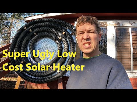 How To Build a Super Ugly Low Cost Solar Heater