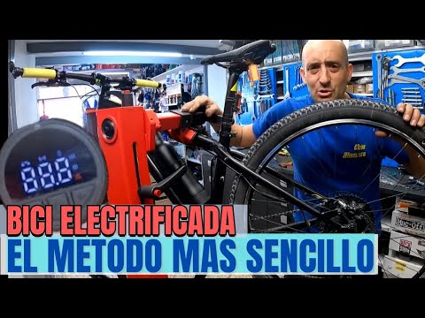 ELECTRIFICAR BICICLETA CON MOTOR TRASERO