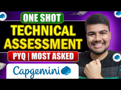Capgemini Technical Assessment One Shot MCQ | PYQ & Most Asked