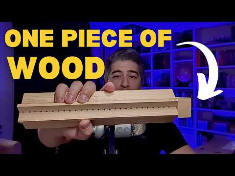 DIY Bookbinding Cradle with Just ONE Piece of Wood and Simple Tools!