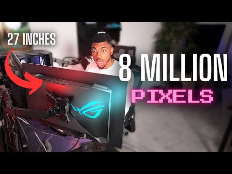 Gaming on a 4K 27" OLED Monitor...Is Unfair