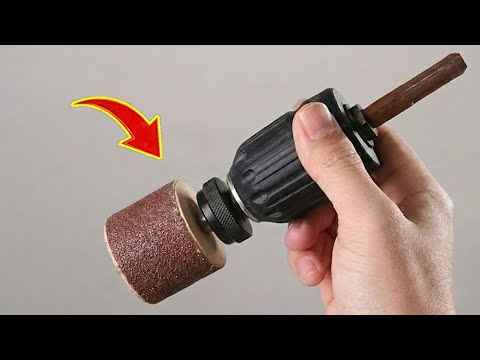 Shocking invention of a 65-year-old carpenter! Best woodworking tools with Drill! | TC Woodworking