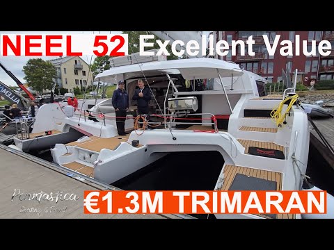 NEEL 52 TRIMARAN - Sailing with HARMONY - Swedens biggest Trimaran