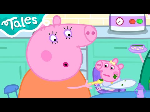 Evie Tries GROWN-UP Food 🍴 BRAND NEW Peppa Pig Episodes