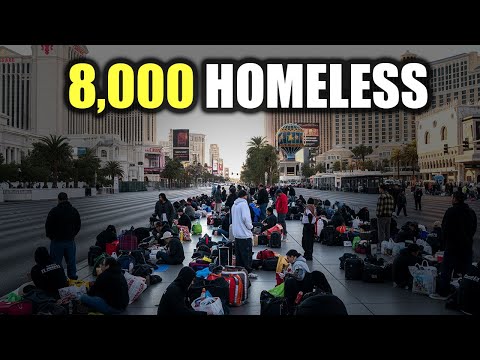 Vegas Is HIDING This — 8,000 Homeless While Hotels Sit EMPTY