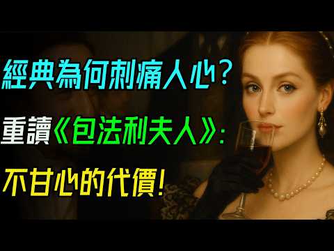 「戀愛腦必死」？福樓拜的回答遠比你想得殘酷！經典為何刺痛人心？重讀《包法利夫人》：不甘心的代價 。#包法利夫人 MadameBovary #福樓拜 Flaubert #十九世紀小說