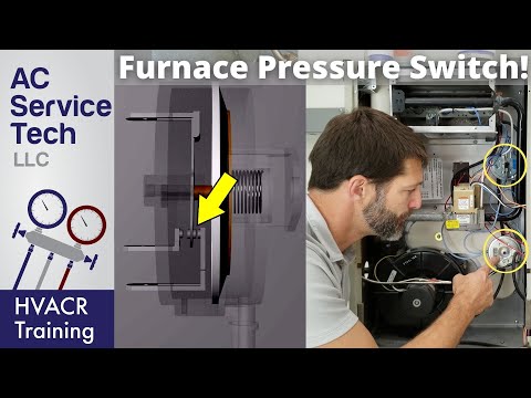 The Real Operation of a PRESSURE SWITCH in a GAS FURNACE Heater! Also Testing!