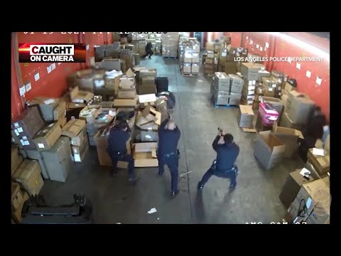 Warehouse Shootout - Caught on Camera