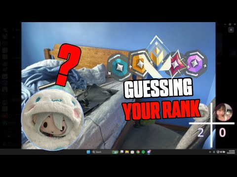 guessing VALORANT ranks based off SETUP