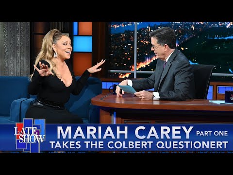Mariah Carey Takes The Colbert Questionert - Part 1