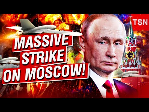 MASSIVE STRIKE ON MOSCOW! Russian Planes FLEE as Air Defense Map LEAKS Online!