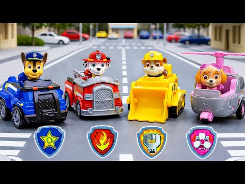 The Pups Carry Out Rescues To Earn Their Badges on Their Cars | Paw Patrol Stop Motion