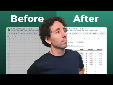 How to Build a Budget in Google Sheets From Scratch