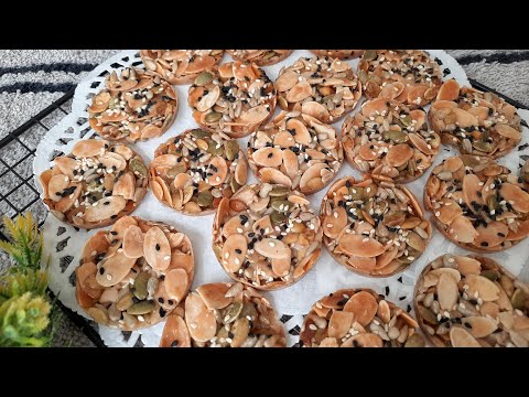 FLORENTINE COOKIES | Crunchy Caramel Almond | Practical and Easy Eid Cookies