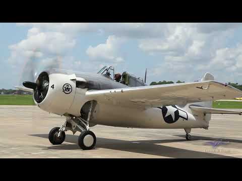 "Grumman" Wildcat FM-2 - Flight w/ Voice-Over & Cockpit Review