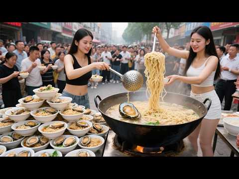 蚌埠姐妹花的汤面店爆火！最贵一碗638元鲍鱼按个给，天天挤满食客超受欢迎【小食光光】