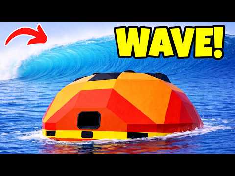 Building a Homemade TSUNAMI POD then TESTING IT! Multiplayer